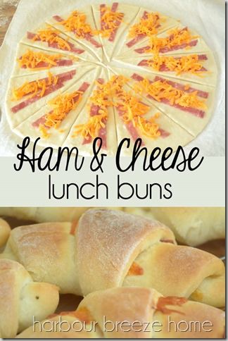 Ham & Cheese Buns Cheese Crescent Roll Recipes, Yeast Baking, Camping Lunches, Cheese Crescent Rolls, Cheese Buns, Bakery Ideas, Dinner Rolls Recipe, Crescent Roll Recipes, Wedding Cake Recipe