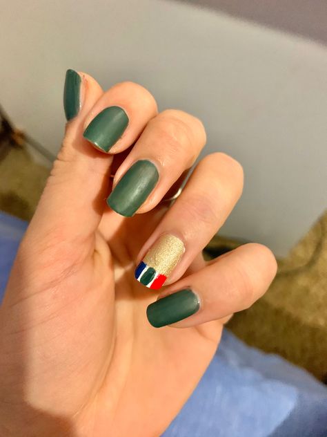 South african themed nails this week for heritage day ! 🤍 #southafrican #heritageday #nailart #flagnails #flag #green #accentnails South African Flag Nails, South African Nails, South Africa Nails, Heritage Day South Africa, Flag Nails, South African Flag, Heritage Day, Themed Nails, African Theme