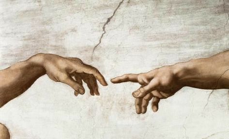 Michelangelo Paintings, The Creation Of Adam, Hands Art, Rennaissance Art, Cocoppa Wallpaper, Desktop Wallpaper Art, Academia Wallpaper, Art Print Display, Desenho Tattoo