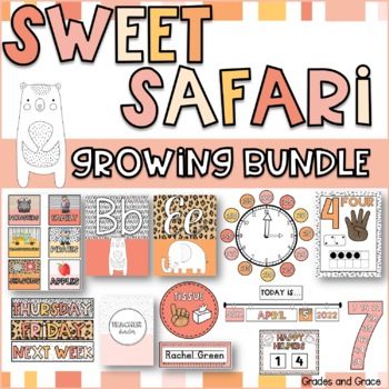 Tiger Theme Classroom, Sweet Safari Classroom Theme, Classroom Boho Decor, Animal Print Classroom Theme, Wild Classroom Theme, Safari Classroom Theme Preschool, Sweet Safari Classroom, Lion King Classroom Theme, Boho Safari Classroom