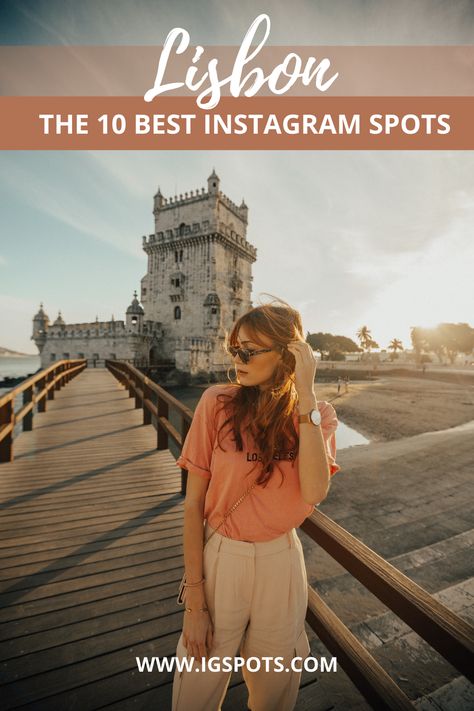 The 10 best Instagram spots in Lisbon 📸 Incl. Instagram links! Instagram Spots Lisbon, Lisbon Portugal Instagram Spots, Lisbon Photo Spots, Lisbon Instagram Photos, Lisbon Instagram Spots, Lisabona Portugal, Lisbon Picture Ideas, Lisbon Photos Ideas, Captions Instagram Aesthetic