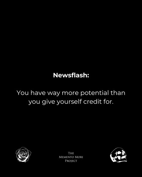 ⚡️NEWSFLASH⚡️

It's time to give yourself the credit you deserve. Stop doubting yourself and start reaching for the glass ceiling.

#mementomori #believeinyourself #motivatedmindset #mindsetmotivation #staymotivated Stop Doubting Yourself, Doubting Yourself, Glass Ceiling, Memento Mori, The Glass, Inspirational Quotes Motivation, How To Stay Motivated, You Deserve, Motivational Quotes