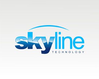 Skyline Logo design - This logo was designed for all about technology, communications,computer Skyline Logo Design, Automation Logo, Skyline Logo, News Logo, Corporate Logo, Text Logo, Technology Logo, Easy Paper Crafts, Logo Ideas