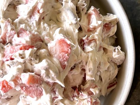 Cold Shrimp Dip Recipe, Shrimp Dip Recipe, Cold Shrimp, Shrimp Dip Recipes, Air Fryer Recipes Appetizers, Shrimp Dip, Strawberry Pretzel Salad, Pretzel Salad, Strawberry Pretzel