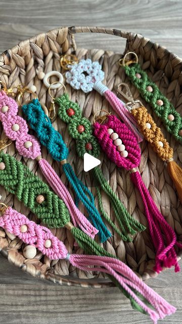 Boho style macrame Keychains & Charms!
Use as a keychain, bag or purse accessory to get the boho chic look! Macrame Charm, Boho Keychain, Keychain Bag, Macrame Art, Chic Look, Purse Accessories, Handmade Boho, Boho Style, Keychains