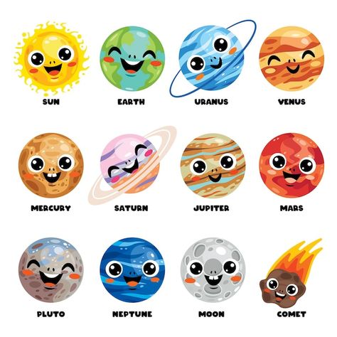 Premium Vector | Illustration of earth day Planets With Faces, Planet Emoji, Safety Rules For Kids, Planet Illustration, Easy Birthday Cards Diy, Solar System Projects For Kids, Planet Pictures, Space Activities For Kids, Tata Surya