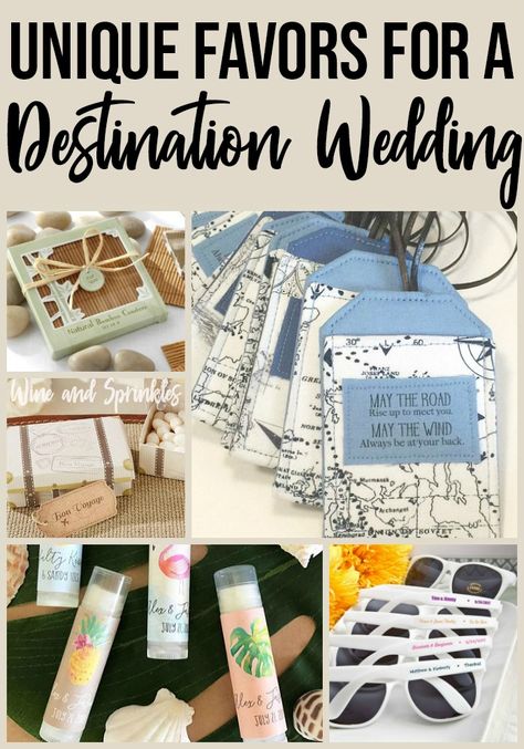 Unique Beach Wedding, Destination Wedding Favors, Unique Destination Wedding, Trolls Party, Beachy Wedding, Best Wedding Favors, Wedding Wine, Wedding Favors Cheap, Unique Favors