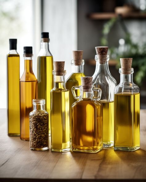 Most people use the wrong cooking oil. Here's the right way to use each one Oil Cooking Photography, Clean Cooking Oil, Types Of Oils Cooking, How To Clean Used Cooking Oil, Cooking Oil Bottle, Types Of Cooking Oil, Refined Coconut Oil, Autumn Food, Unrefined Coconut Oil