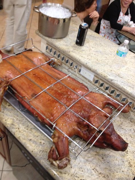 [Homemade] Whole Roasted pig 2.0 #food #foods Roasted Pig Whole, Diy Pig Roasting Pit, Bbq Pig Feet Recipe, How To Butcher A Pig At Home, How To Cook A Whole Hog Pig Roast, Pig Roast, Cooking Homemade, Eat The Rainbow, Healthy Life