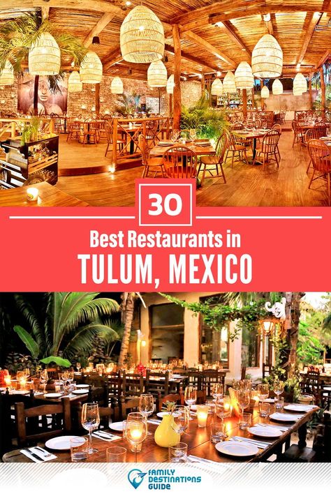 Want to see the best restaurants in Tulum, Mexico? We’re FamilyDestinationsGuide, and we’re here to help: From incredible brunch spots and amazing places to eat dinner, to local foodie spots and hidden gems, discover the BEST Tulum restaurants - so you get memories that last a lifetime! #tulum #tulumrestaurants #restaurantsintulum #bestrestaurantsintulum #placestoeattulum Restaurants In Tulum, Tulum Restaurants, Mexico Restaurants, Mexican Vacation, Travel Mexico, Mexico Culture, Destination Ideas, Tropical Travel, In The Beach