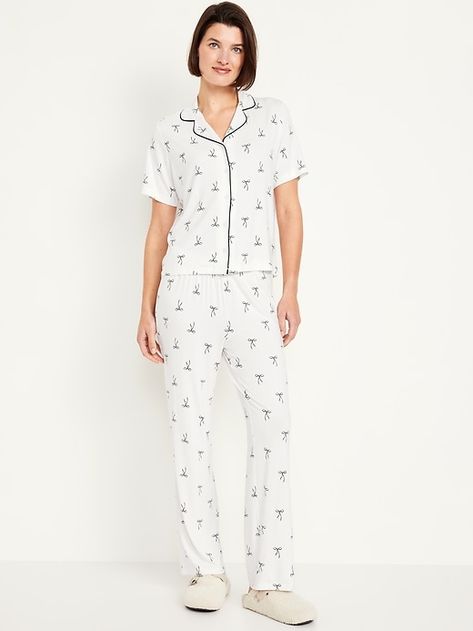 Women's Pajama Sets, Plus Size Pajamas For Women, Old Navy Pajamas, White Pajamas, Classic Pajamas, Plus Size Pajamas, Pajamas Gift, Pajama Pant, Pj Pants