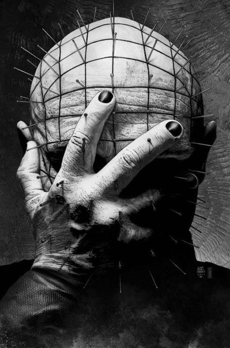 Movie: "Hellraiser". ° Funny Horror, Horror Icons, Movie Monsters, Classic Horror, Film Serie, The Villain, Scary Movies, Movie Art, Horror Art