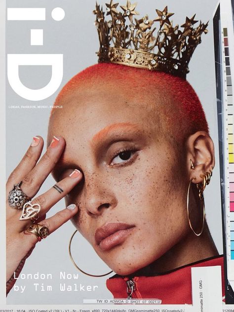 Adwoa Aboah, Slick Woods and Elliott Jay Brown Cover i-D Magazine Summer 2017 Issue I-d Magazine Cover, Tim Walker Photography, Judy Blame, Id Cover, Id Magazine, Adwoa Aboah, I D Magazine, Fashion Model Photography, Robert Mapplethorpe