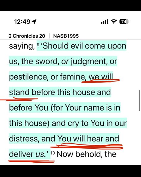 Jehoshaphat— look at the Confidence of faith he has. He has another opportunity to trust the Lord and his faith is 💥exploding💥!! We are not always going to be able to see or understand what the Lord is doing, but we can look to Him and remember the faithfulness of Gods character and what God HAS done. 2 Chronicles 20, Confidence