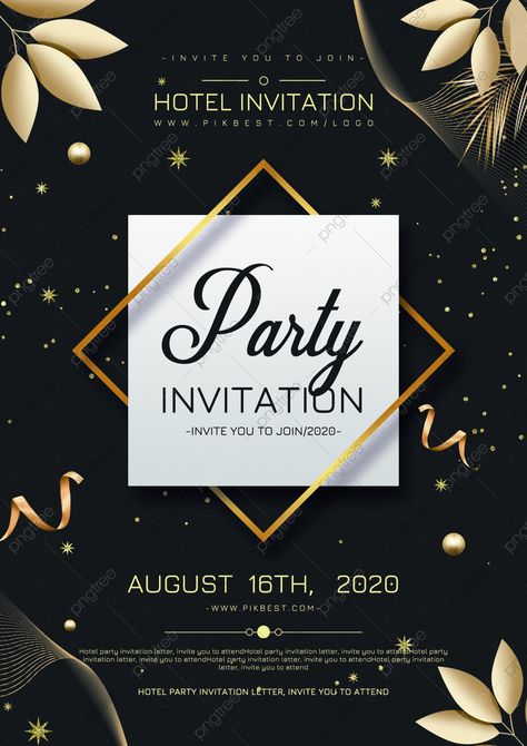 Hotel Invitation, Restaurant Business Cards, Hotel Party, Invitation Flyer, Vector Art Design, Invitation Background, Flyer And Poster Design, Simple Invitation, Blue Wedding Invitations