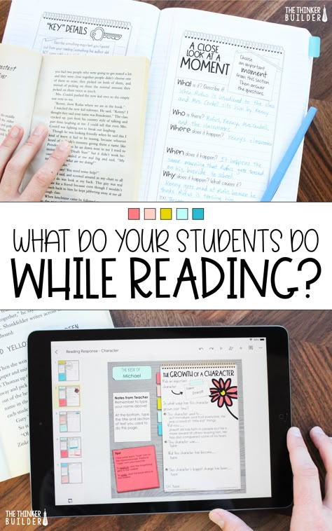 Teaching Annotation Middle School, Reading Response Journals Middle School, Taking Notes While Reading Books, Hmh Into Reading 5th Grade, Slytherin Classroom, Readers Notebook Middle School, Independent Reading Accountability, Annotating Text, Middle School Literature