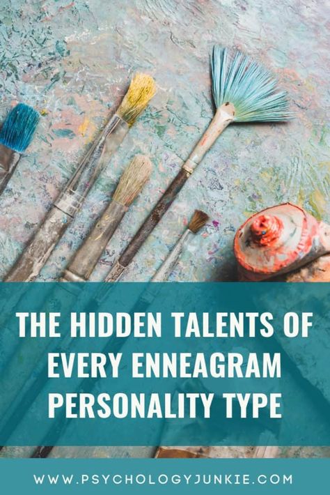 The Hidden Talents of Every Enneagram PersonalityType - Psychology Junkie Intj 4w5, Psychological Facts About Boys, Narrative Therapy, Traveling Board, Psychology Memes, Enneagram 2, Enneagram 9, Abnormal Psychology, Personality Tests