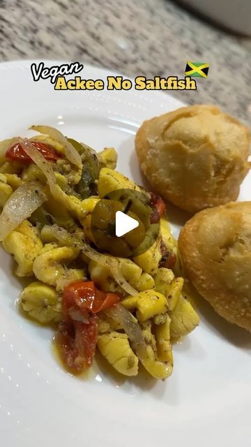 Samantha J on Instagram: "My Ackee No Saltfish Recipe 🇯🇲🤤 Ackee is so delicious yet can be deadly poisonous. It has to be eaten only when the fruit ripens and opens up naturally. So be cautious who and where you get it from. ❤️💚💛 #italisvital #plantbased #plantbaseddiet #jamaicaninforeign #healthydish #healthyrecipes #plantbasedrecipes #veganrecipe #jamaicandish #veganfood #jamaicangyal #deliciousfood" Ackee Recipes, Vegan Ackee, Ackee And Saltfish Recipe, Ackee And Saltfish, Jamaican Dishes, Lifestyle Change, Healthy Dishes, You Get It, The Fruit