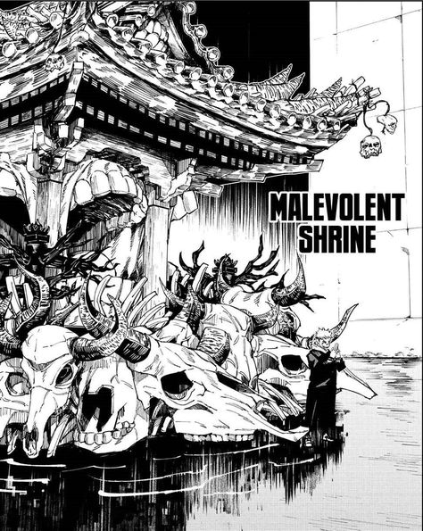 Sukuna's domain expansion Sukuna Domain, Malevolent Shrine, Domain Expansion, Panel Artwork, One Punch Man Manga, Naruto Uzumaki Art, Comic Style Art, Anime Tshirt, Anime Tattoos