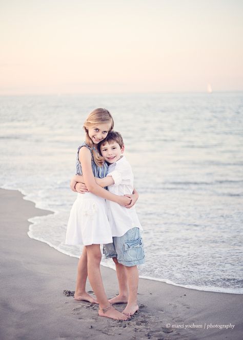 sibling beach session  © marci yochum photography Sibling Beach Pictures, Beach Family Pics, Siblings Photography, Sibling Photo Shoots, Beach Pic Ideas, Beach Picture Ideas, Beach Photo Shoot, Beach Photo Ideas, Summer Family Photos