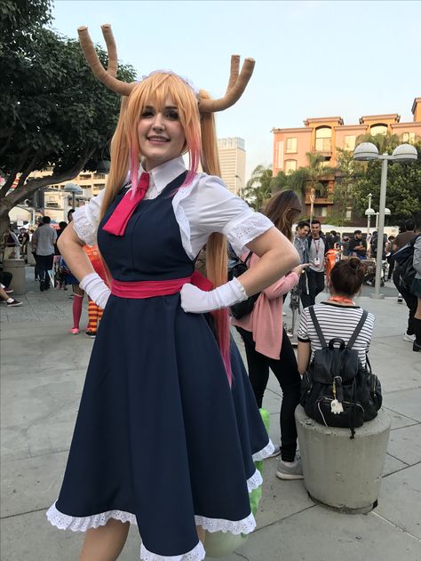 Stunning #Tohru at #AnimeExpo on the #CWBT!   Check out our #MetalBookmarks at http://ColorworldBooks.com/  #Colorworld #Cosplay #ConLife #MissKobayashi'sDragonMaid #DragonMaids#MissKobayashi #AX Kobayashi San, Anime Expo, Metal Bookmarks, Anime, Color, Art