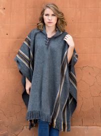 Mexican Traditional Clothing, Artisan Clothing, Alpaca Clothing, Alpaca Poncho, Blanket Poncho, Womens Poncho, Ladies Poncho, Hooded Poncho, Poncho Pattern