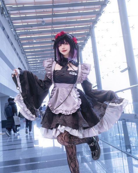 Shizuku Tan Cosplay, Raiden Boss, Shizuku Tan, Cosplay Inspo, Maid Cosplay, Maid Outfit, Amazing Cosplay, Maid Dress, Best Cosplay