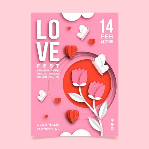 Valentine Poster, Valentines Illustration, Valentines Day Poster, Menu Layout, Email Marketing Design Inspiration, Valentine Background, Valentines Day Couple, Valentines Day Background, Paper Style