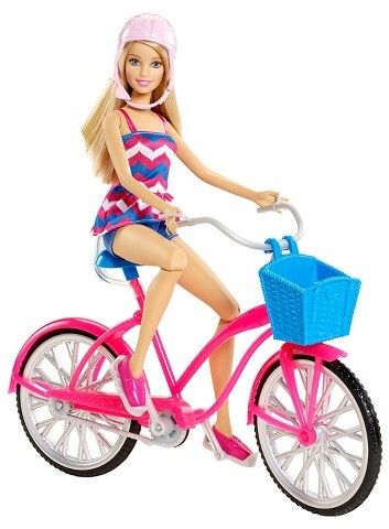 Barbie Glam Bike and Doll Barbie Bike, Accessoires Barbie, Bicycle Gift, Pink Bicycle, Barbie Sisters, Barbie Sets, Barbie Doll Accessories, Barbie Style, Barbie Accessories