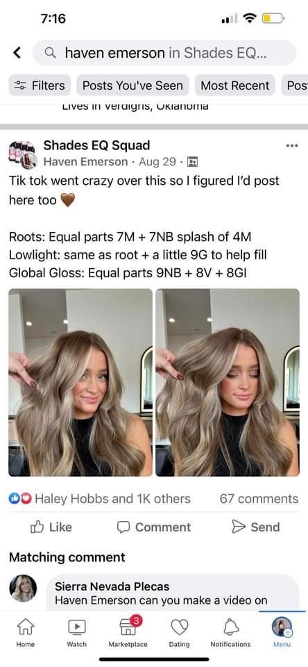 Redken Shades Eq Formulas 7m, Level 6 Lowlights In Blonde Hair, Blending Grown Out Blonde, Level 8 Blonde Redken Formula, Ash Beige Blonde Formula, Redken Level 8 Blonde, Mushroom Blonde Redken Formula, Reverse Balayage Shades Eq, Toner To Make Blonde Darker