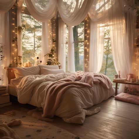 Feminine Bedroom Decor Ideas, 20s Bedroom Aesthetic, White Feminine Bedroom, Cozy Winter Bedroom Ideas, Soft Bedroom Aesthetic, Cozy Feminine Bedroom, Feminine Bedroom Aesthetic, Winter Bedroom Aesthetic, Feminine Apartment Decor