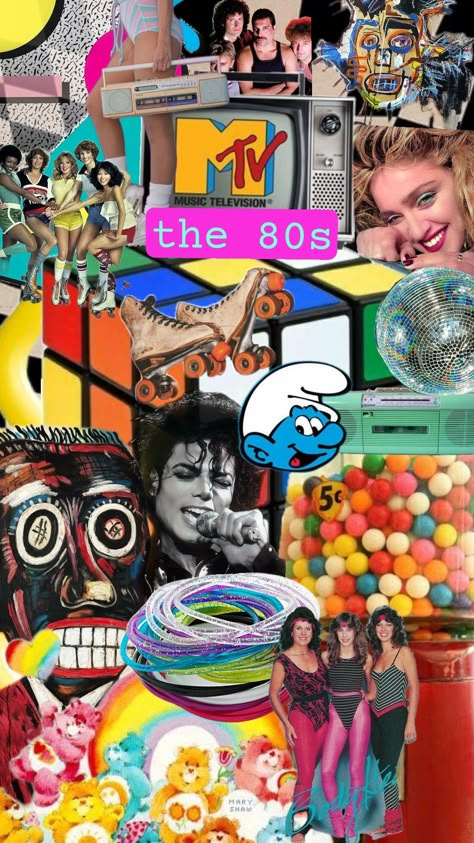 the 80s 🪩 80s Mood Board, 1980s Theme, 80s Birthday Party, 80s Food, 80s Aesthetic Wallpaper, 1980s Aesthetic, 80s Movie Posters, 80s Birthday Parties, 80s Birthday