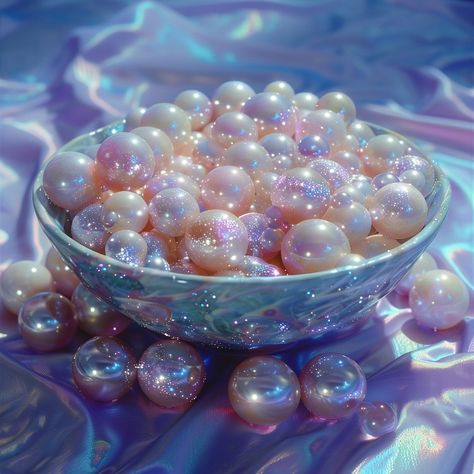 A bowl of pearls for breakfast 🥣 Day 3 = Breakfast + Pearls #simplyaiprompts . . . . #aiart #digitalart #aichallenge #digitalcreator #aiartist #aiartcommunity #breakfast Ocean Pearl Aesthetic, Pearl Color Aesthetic, Gross Texture, Pearlcore Aesthetic, Pearls Aesthetic, Iphone Update, Pearl Aesthetic, Dreamy Aesthetic, Mermaid Vibes