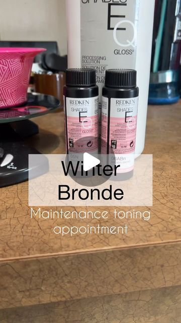 Blonde For Winter, Redken Toner, Fall Bob, Bronde Bob, Red Hair Color Shades, Winter Blonde Hair, Full Highlight, Reverse Balayage, Winter Blonde