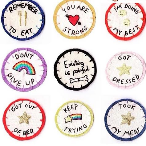 Feminist Artist, Felt Patch, Handmade Patch, Needle Crafts, Embroidered Badges, Diy Ornaments, Diy Patches, Embroidery Patch, Crafty Craft