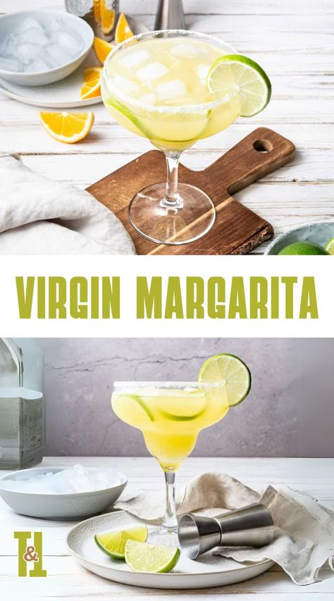 Shake up the ultimate Virgin Margarita, one of the best non-alcoholic drinks to enjoy anytime! This easy mocktail is the perfect choice for parties, blending zesty lime and a touch of sweetness into a refreshing sip. A non-alcoholic cocktail that’s as pretty as it is delicious, it’s sure to impress every guest. Mocktails Non Alcoholic Margarita, Virgin Margarita Recipe, Virgin Margaritas, Margarita Mocktail Recipe, Margarita Mocktail, Non Alcoholic Margarita, Virgin Margarita, Healthy Food Chart, Easy Mocktails