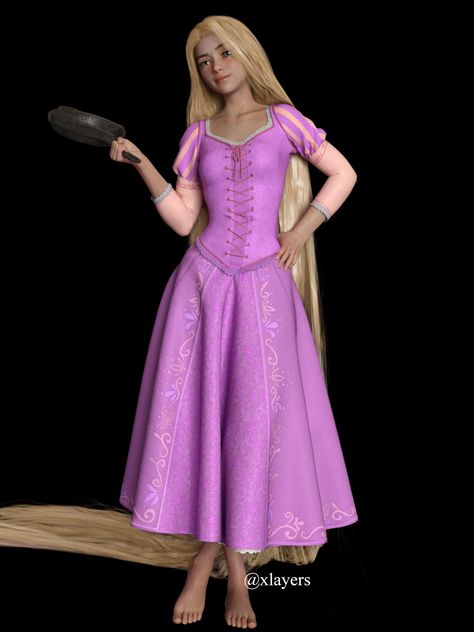 Tangled Cartoon, Disney Princess Rapunzel, Disney Princess Fan Art, Disney Outfit, Purple Dresses, Princess Rapunzel, Disney Rapunzel, Princesa Disney, Almost There