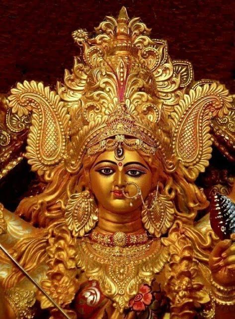 Spiritual Photos: Statue of Maa Durga Maa Durga Photo, Kali Hindu, God Blessings, Durga Ji, Durga Devi, Durga Kali, Arte Yoga, Aadi Shakti, Saraswati Goddess