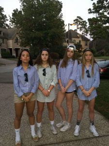 Frat Girls Halloween Costume360a4922021419bef927a290107c45 Group Halloween Ideas, Halloween Group Costume Ideas, Frat Girls, Frat Boys Halloween Costume, Halloween Group Costumes, Last Minute Kostüm, Original Halloween Costumes, Diy Group Halloween Costumes, Best Group Halloween Costumes