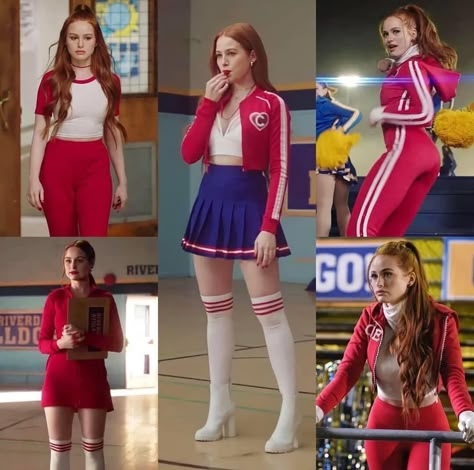 Cheryl Blossom Aesthetic, Cheryl Style, Riverdale Fashion, Cheryl Blossom Riverdale, Riverdale Cheryl, Riverdale Funny, Movie Inspired Outfits, Pom Pom Girl, Cheerleading Outfits