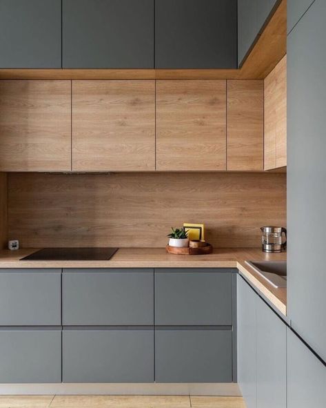 Why To Choose Gray Kitchen Cabinets Hiasan Dalaman Dapur, Dapur Moden, Reka Bentuk Dapur, Modern Konyhatervezés, Hiasan Dalaman Rumah, Interior Dapur, Desain Pantry, Kabinet Dapur, Modern Kitchen Cabinet Design