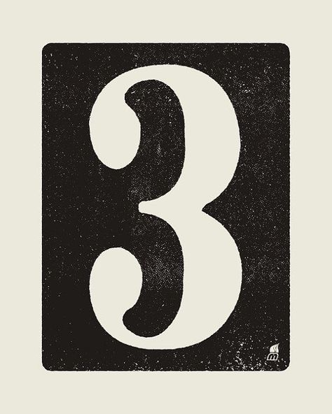 Number 3 Aesthetic, Number Three Design, Allison Hargreeves, One Piece Aesthetic, Numerology Numbers, 5 Number, Number Three, Numbers Preschool, Aesthetic Fonts