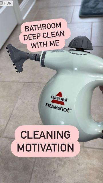 Jamie’s Journey - Youtube Mom on Instagram: "I KNOW you have a bathroom that needs to be clean! 🧽 Let’s clean up together! I’m on this with you!😊❤️ . Hand steamer ➡️ https://rstyle.me/cz-n/fx6w7pcm8kx Power scrubber (red/black) ➡️ https://rstyle.me/cz-n/eza4sfcm8kx . #cleaning #cleaningtips #cleaningmotivation #cleaningaccount #cleaninghacks #cleaninghouse #cleanhome #cleanhomehappyhome #mondaymotivation #cleaningaccountsofinstagram #cleaningobsessed" Hand Held Steam Cleaner, Bathroom Deep Clean, Best Handheld Vacuum, Deep Clean Bathroom, Hand Steamer, Cleaning Baseboards, Power Scrubber, Be Clean, Handheld Steamer