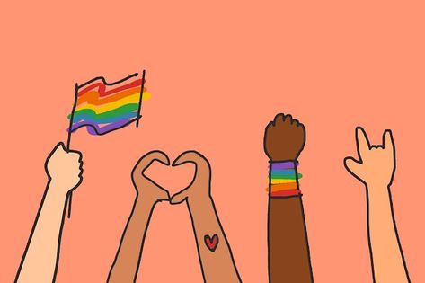 Lgbt Images - Free Download on Freepik Lgbt Culture, Lgbt Sticker, Flag Drawing, Doodle Vector, Poster Drawing, Cute Doodle Art, Iphone Wallpaper Girly, Art Prompts, Zen Doodle