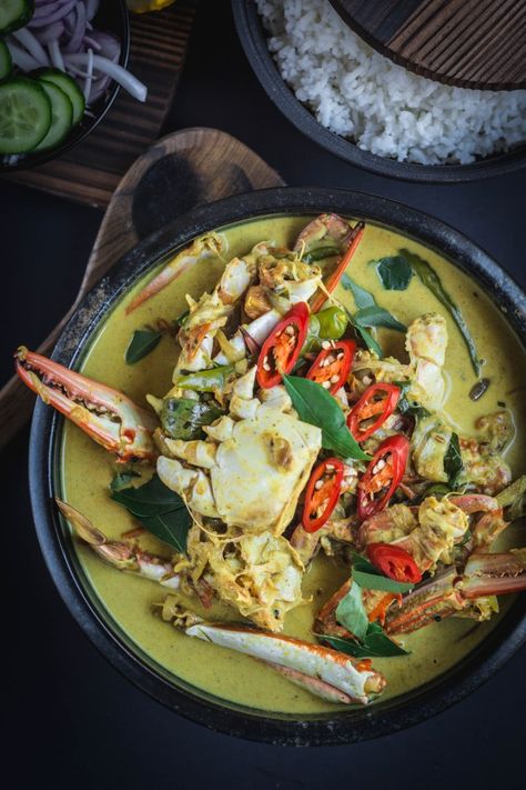 Fiji style Crab Curry – The Spice Adventuress Fijian Recipes, Fijian Food, Crab Curry, Fiji Food, Global Food, Crab Recipes, Island Food, Port City, Global Recipes