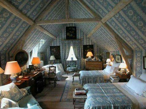 Bedroom Cozy Attic Bedroom, Cozy Attic, Bunk Rooms, Attic Ideas, Attic Room, Attic Bedrooms, Attic Renovation, Attic Spaces, Attic Remodel