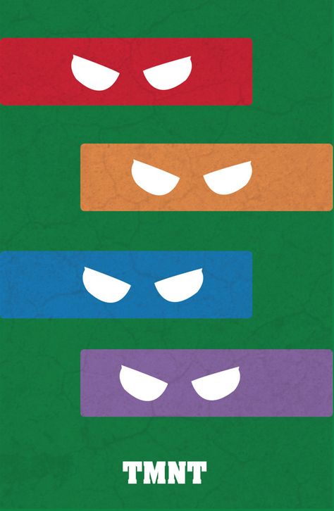 Minimalism poster design tmnt Turtle Bedroom, Ninja Turtles Shredder, Turtle Ninja, Cowabunga Dude, Tmnt Birthday, Tmnt Party, Turtle Birthday, Teenage Ninja Turtles, Ninja Turtles Art