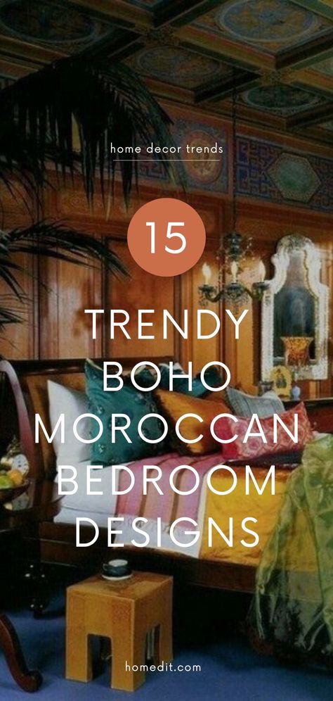 Explore 15 boho Moroccan style bedroom décor ideas for the ultimate maximalist bedroom design. Achieve the perfect Arabian nights bedroom style and create a moody, romantic bedroom using these inspiring boho Moroccan bedroom décor tips. Baddie Aesthetic Bedroom Ideas, Arabian Nights Bedroom, Baddie Room Decor, Bohemian Bedroom Decor Moroccan Style, Master Bedrooms Decor Romantic, Moroccan Style Bedroom, Moody Romantic Bedroom, Moroccan Decor Bedroom, Moroccan Inspired Bedroom