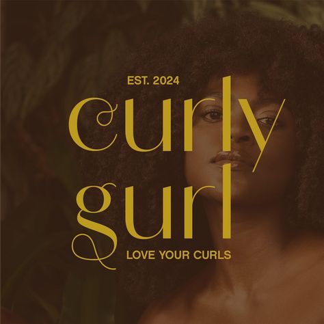 Logo reveal for my latest concept project - Black hair care brand Curly Gurl. Full brand design coming soon! . . . . . . . . . #logodesigner #graphicdesigner #creativevirtualassistant #brandidentity #branddesign #smallbusinessowner #blackhaircarebrand #blackhaircarebranduk #adobeillustrator #adobecreativecloud #graphicdesignisfun #ukgraphicdesigner #blackbritishgraphicdesigner #brandidentitydesigner #adobecreativecloud Curly Hair Logo, Hair Logo Design, Graphic Desi, Hair Logo, Hair Care Brands, Logo Reveal, Hair Brands, Adobe Creative Cloud, Black Hair Care