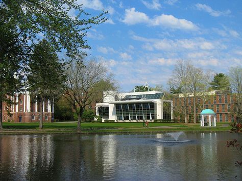 Wheaton College Campus - Down the street from where I grew up in Norton, Mass. I knew this as "the duck pond" more than I knew it as a college. Wheaton College Massachusetts, Wheaton College, Duck Pond, Good Memories, School Opening, I Knew It, Light Rail, College Campus, The Duck